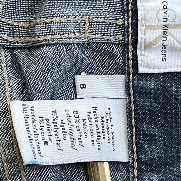 Calvin Klein Women's Jeans Cropped Cuffed Size 8 - Picture 6 of 6